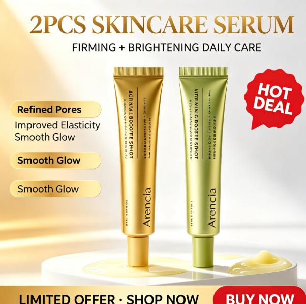 Vitamin C Serum Face - Arencia Booster Shot Serum 2Pcs Vitamin