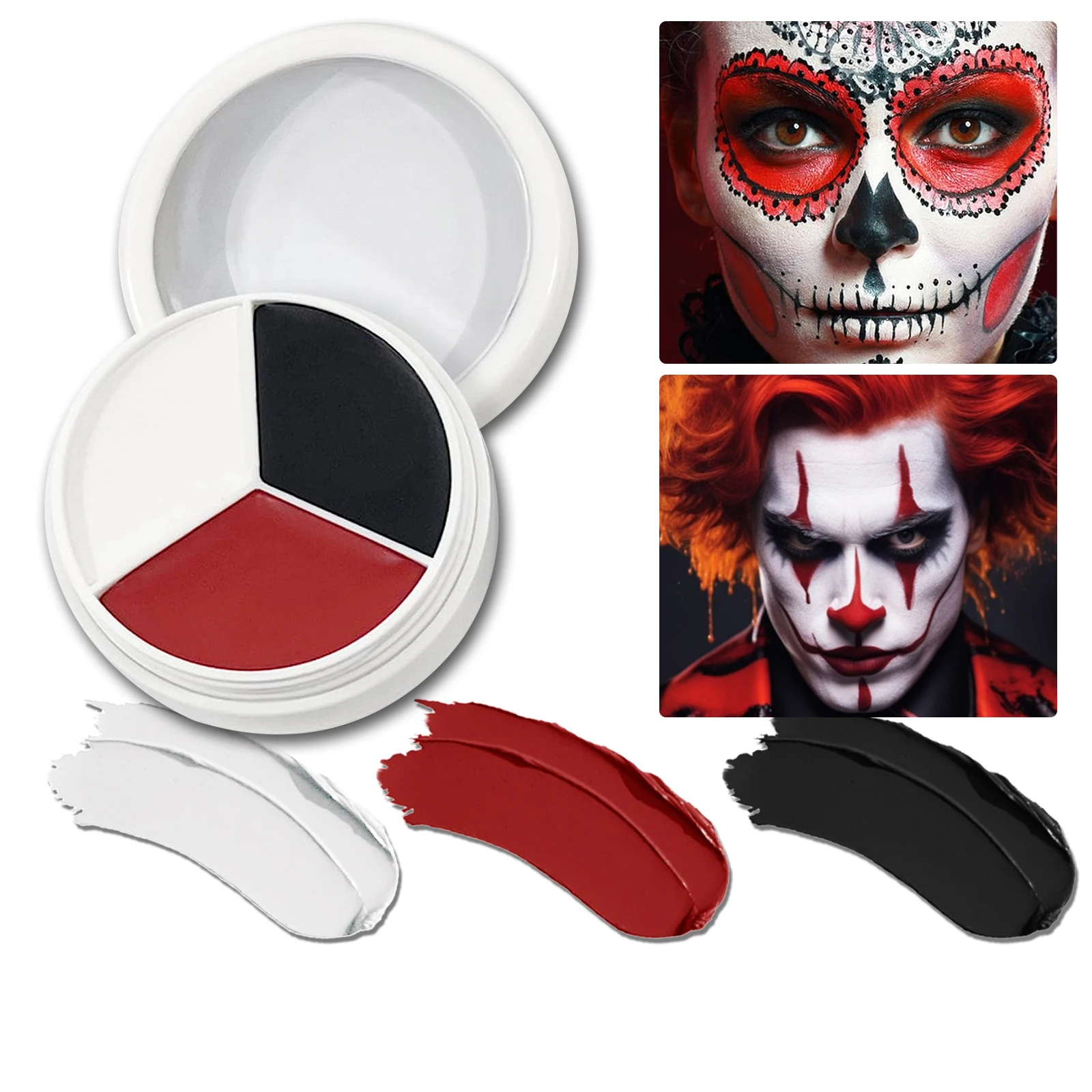 Beauty Makeup Pictures - Halloween Makeup Palette Face Body Paint