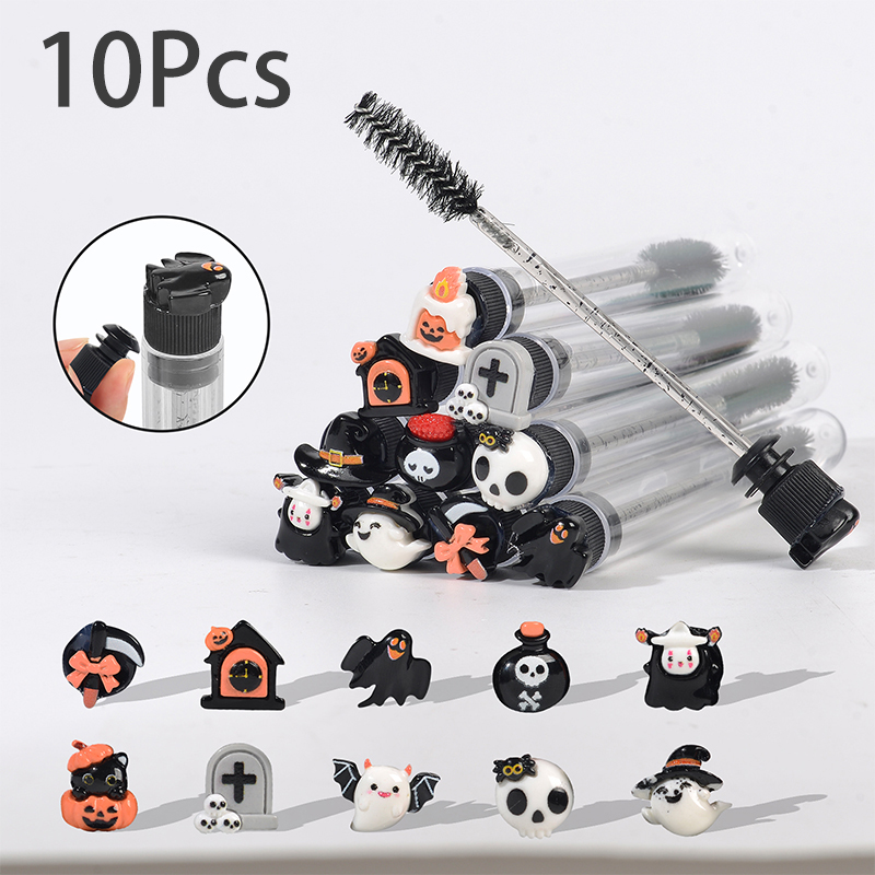 10Pcs Halloween Mascara Wands  - Beauty Halloween Makeup 评论和价格