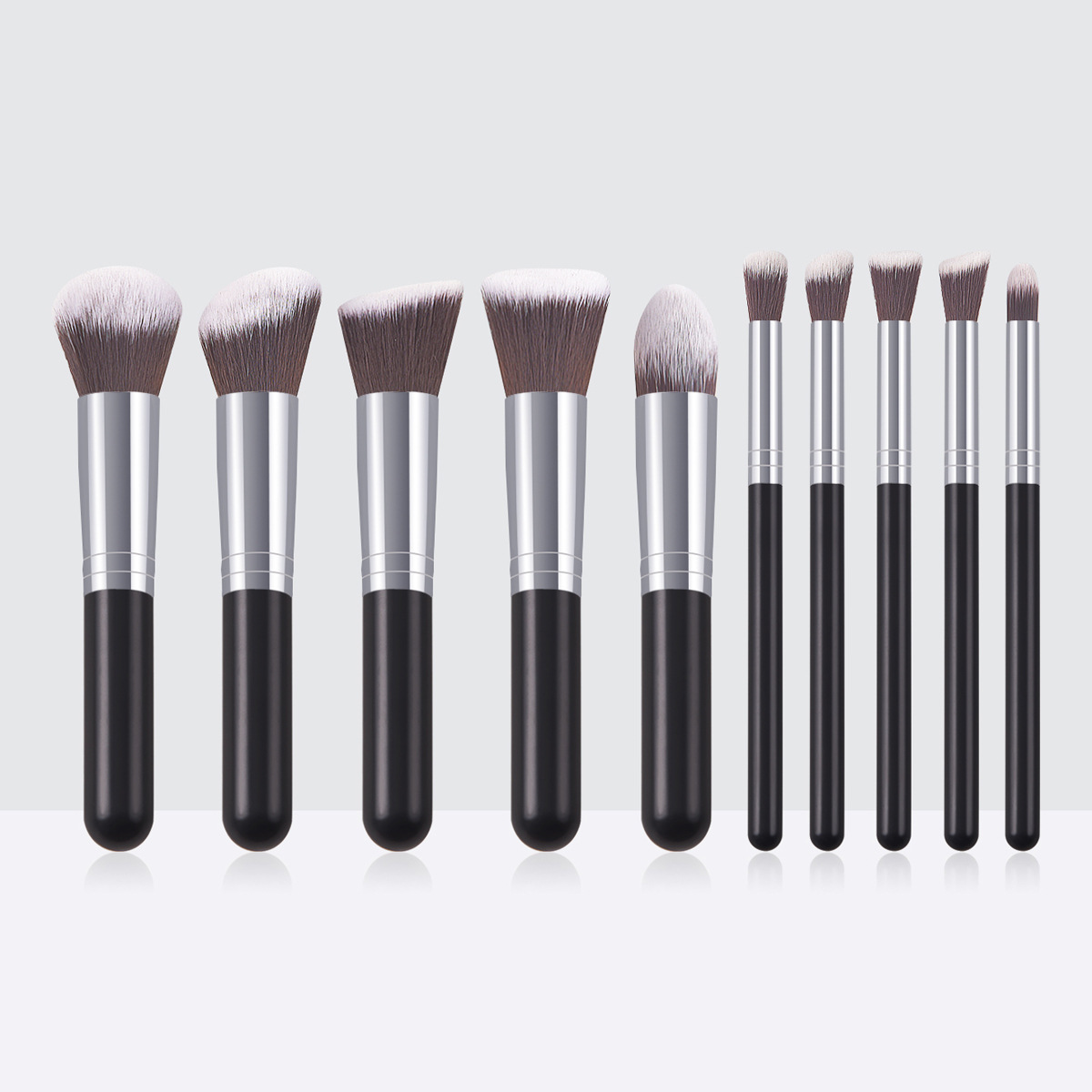 10PCs Minin Makeup Brush Set C - Beauty Makeup Pictures 评论和价格