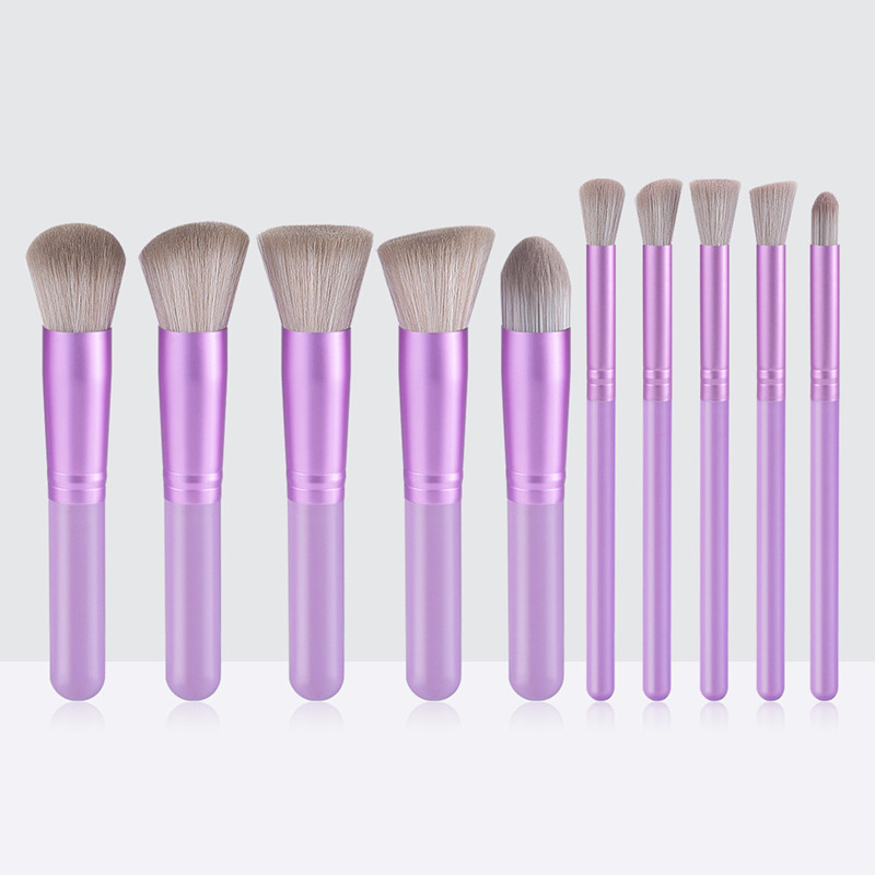 10PCs Minin Makeup Brush Set C - Beauty Makeup Pictures 评论和价格