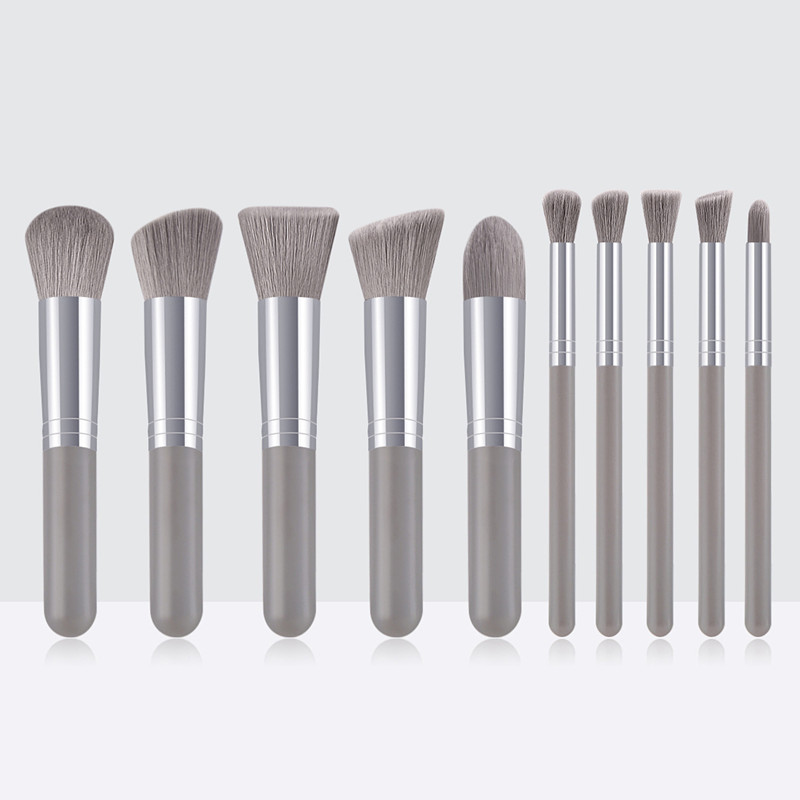 10PCs Minin Makeup Brush Set C - Beauty Makeup Pictures 评论和价格