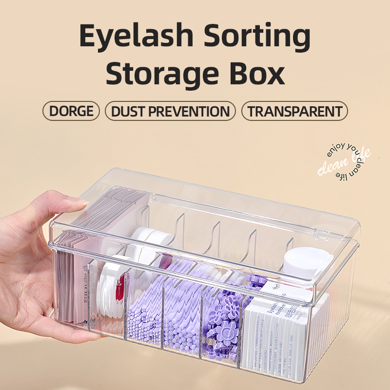 Transparent Eyelash Beauty Org - Beauty Makeup Organizer 评论和价格