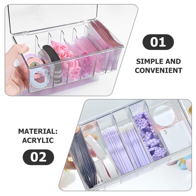 Transparent Eyelash Beauty Org - Beauty Makeup Organizer 评论和价格