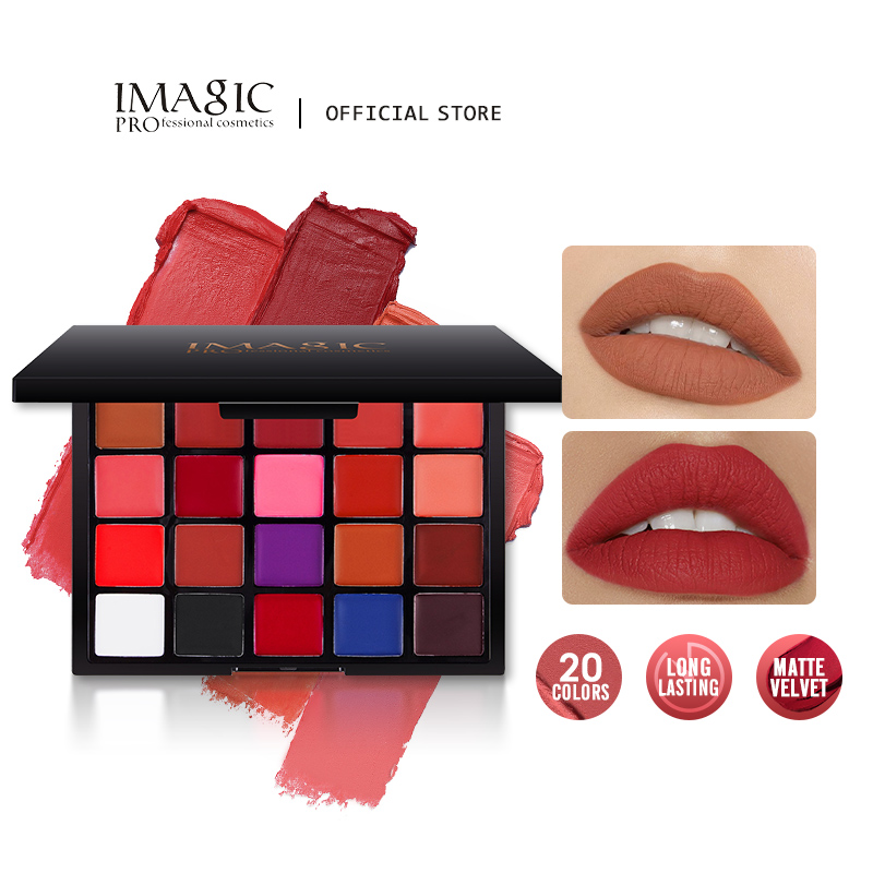 IMAGIC 20 Colors Lipstick Pale - Beauty Makeup Images 评论和价格