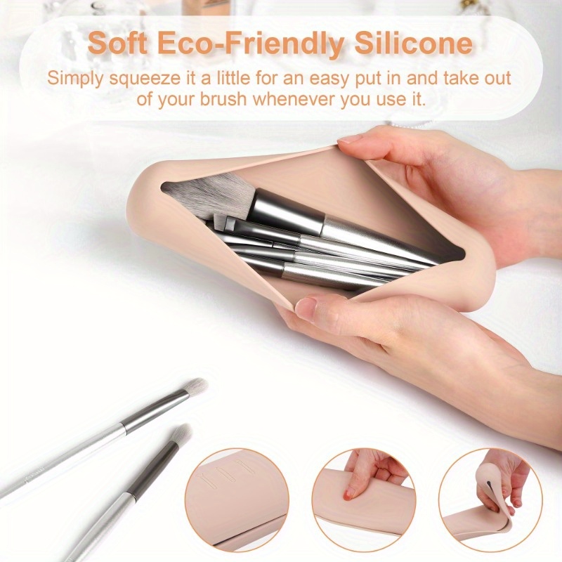 Travel Makeup Brush Holder,Sil - Beauty Makeup Quotes 评论和价格