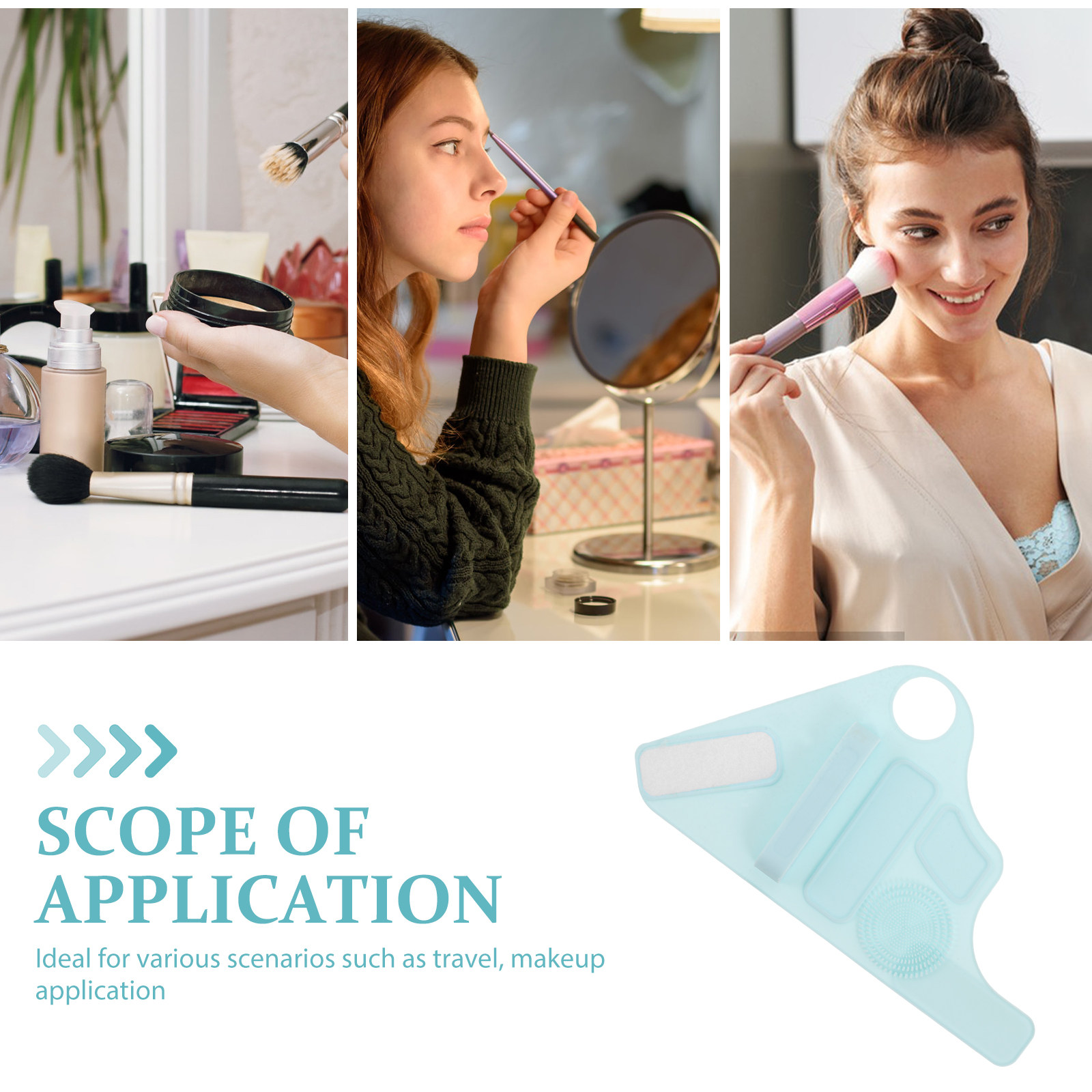 Silicone Makeup Hand Strap Adj - Beauty Makeup Foundation 评论和价格