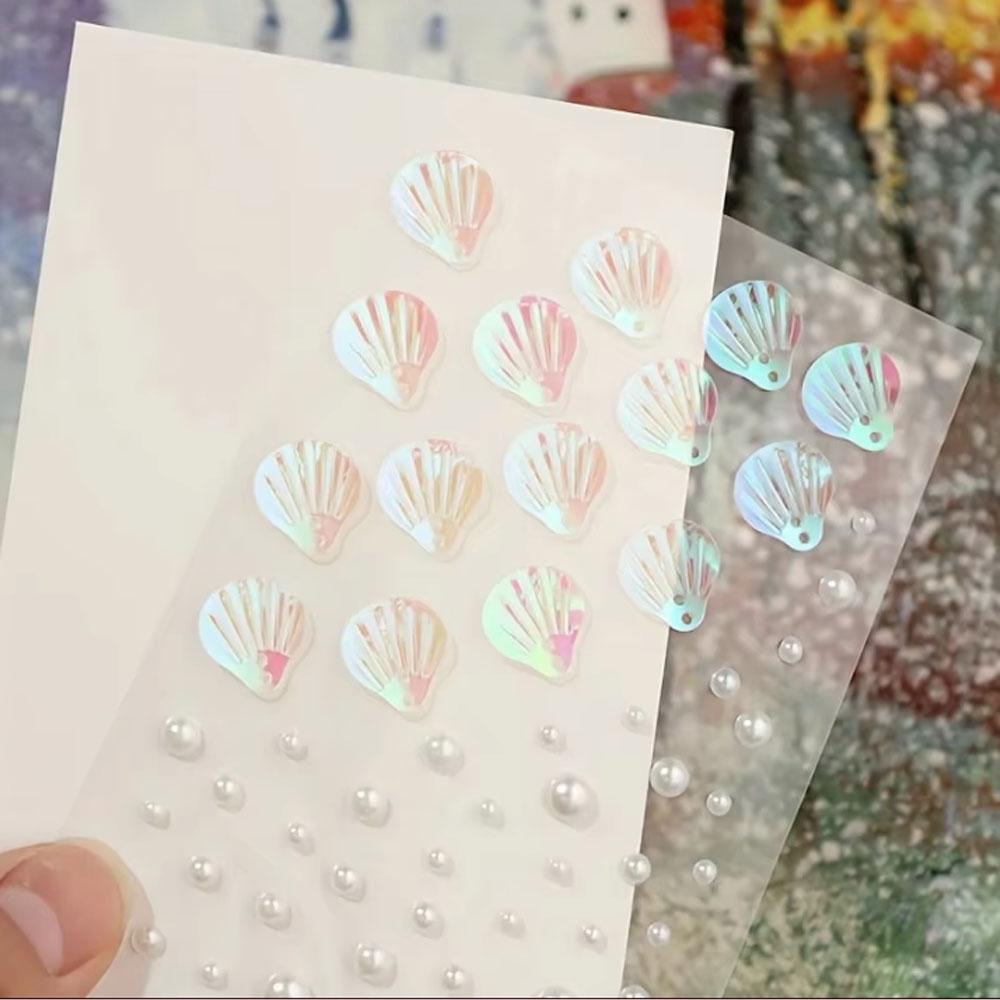 1Sheet Iridescent Shell Mixed  - Beauty Makeup Quotes 评论和价格