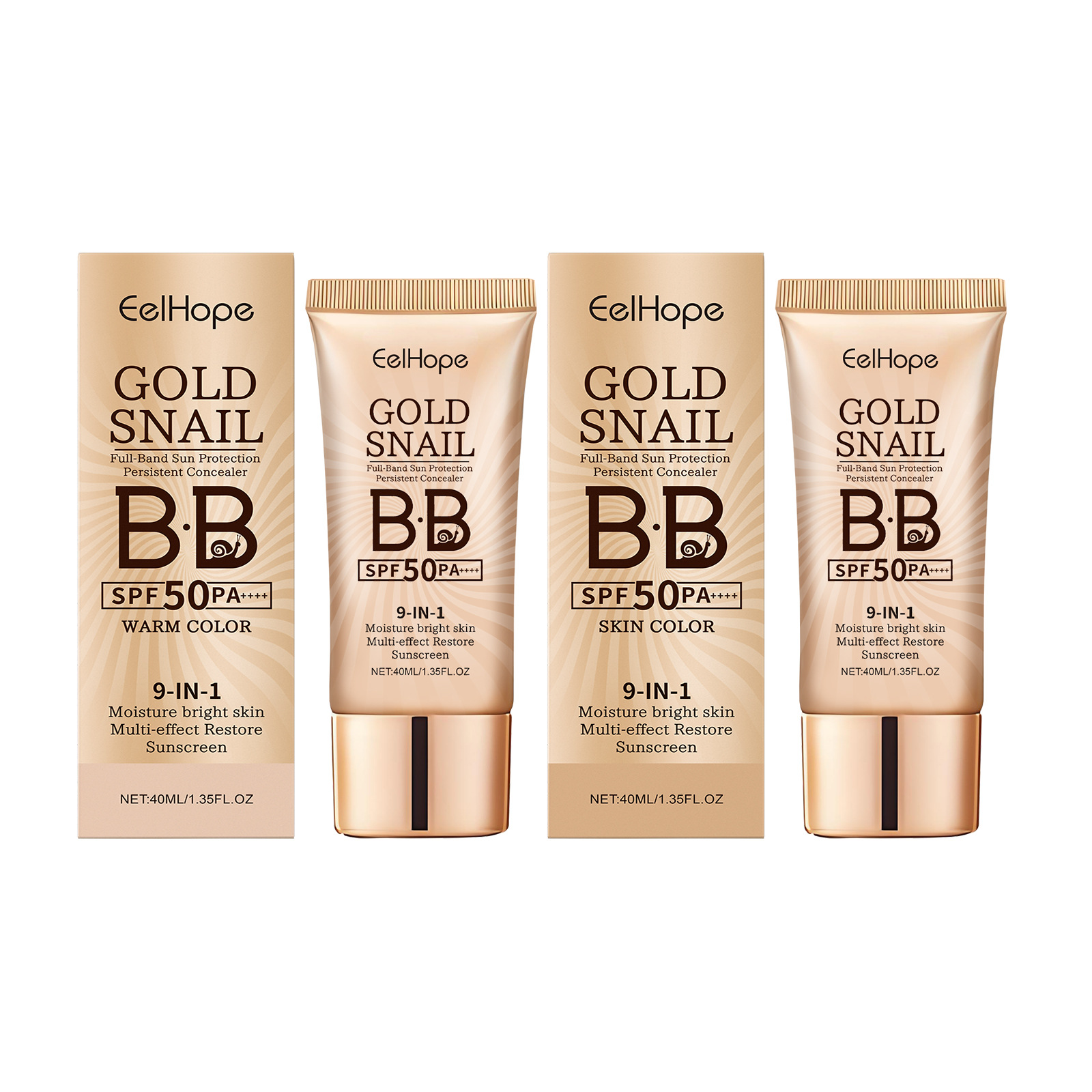 Gold Snail Sunscreen BB Cream  - Beauty Makeup Foundation 评论和价格