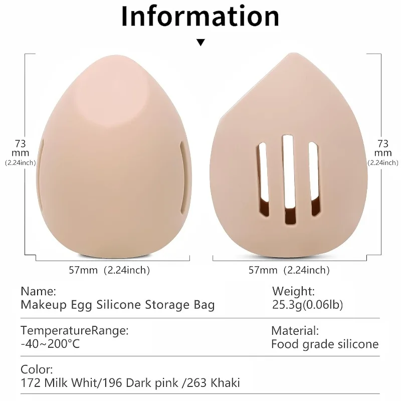 Silicone Beauty Egg Breathable - Beauty Makeup Organizer 评论和价格