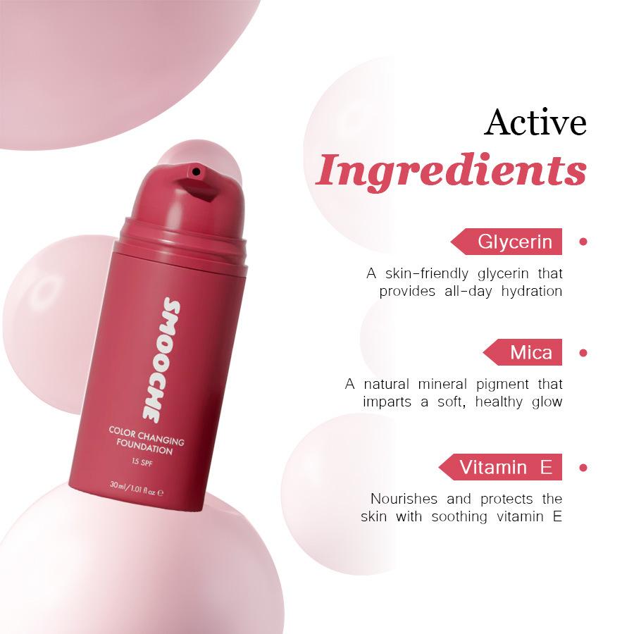 SMOOCHE Color Changing Foundat - Beauty Makeup Foundation 评论和价格
