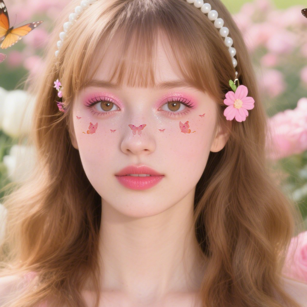 6PCS Cute Butterfly Tattoo Sti - Beauty Makeup Quotes 评论和价格