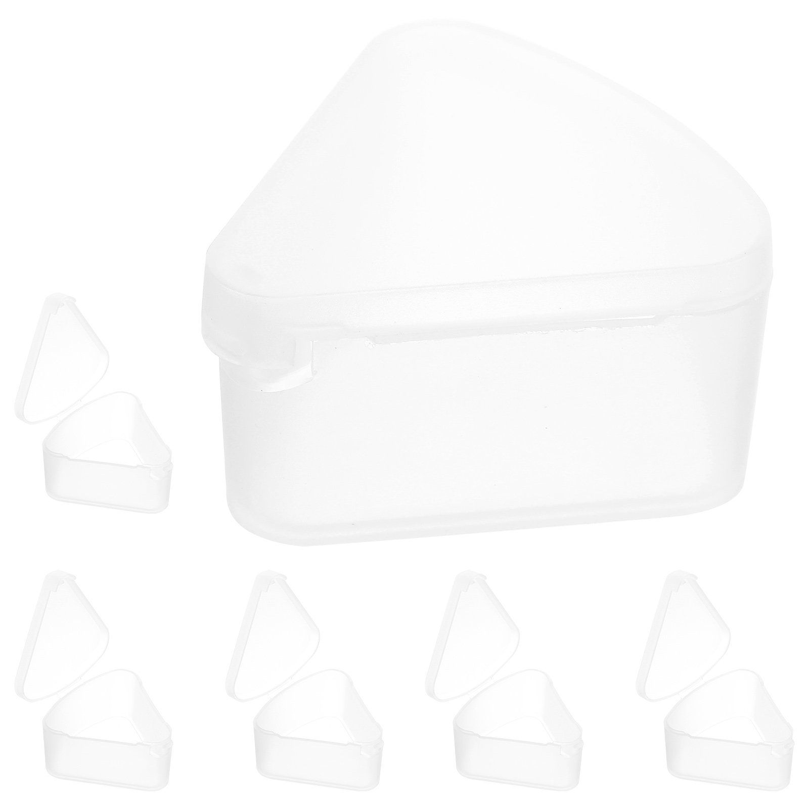 6Pcs Triangle Powder Puff Case - Beauty Makeup Organizer 评论和价格