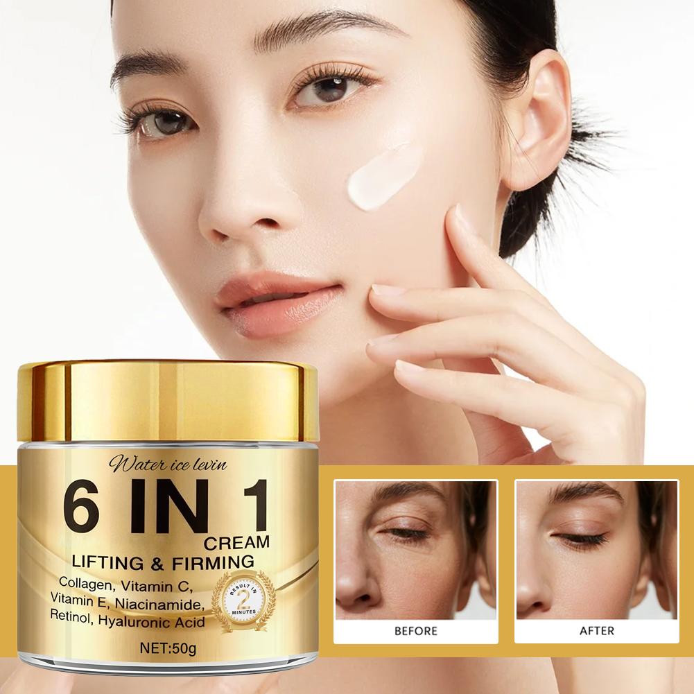 6 IN 1 Collagen Face Cream Lif - Vitamin C Serum Face 评论和价格