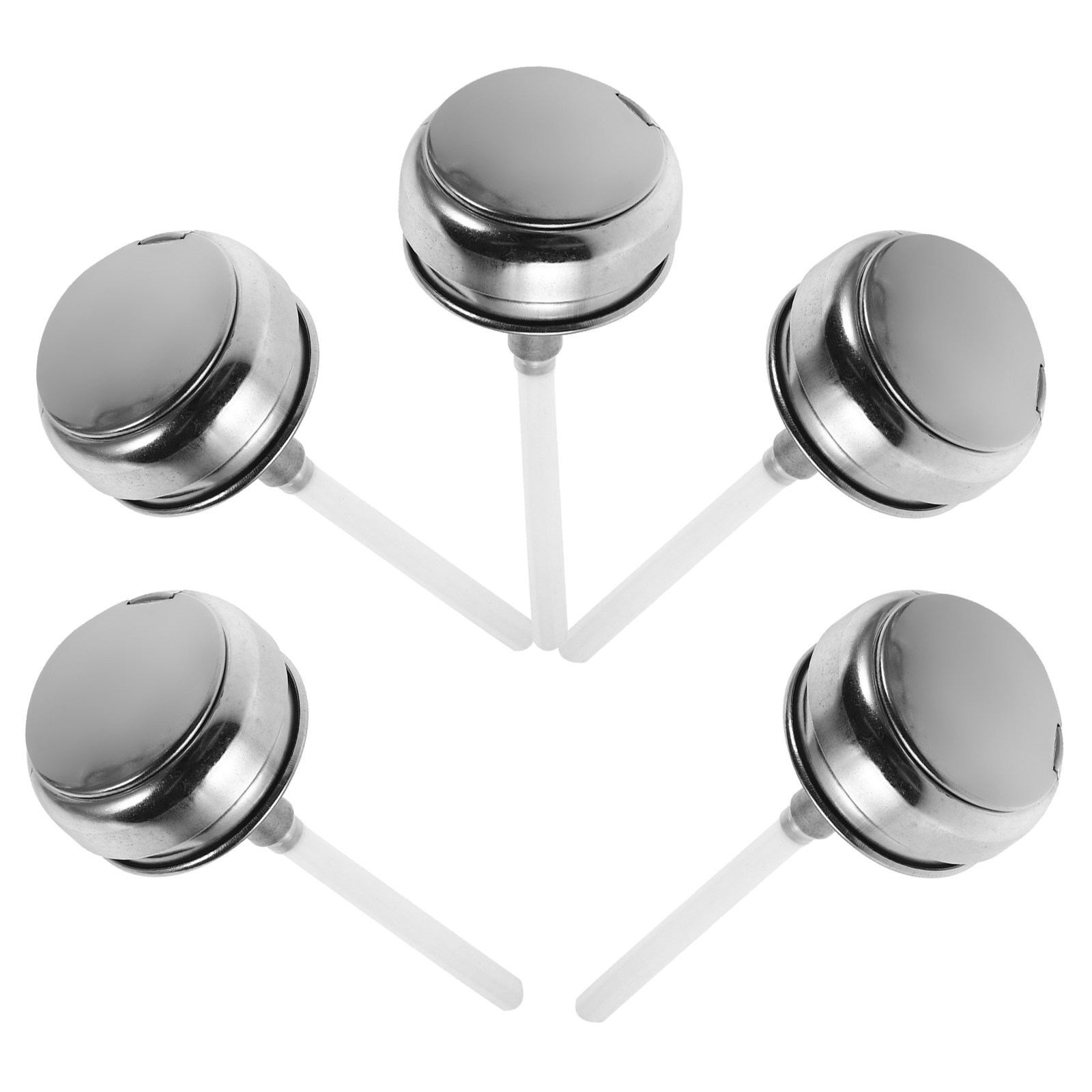 5Pcs Stainless Steel Aluminum  - Beauty And Makeup 评论和价格