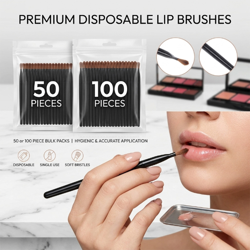 50/100pcs Disposable Lip Brush - Beauty Makeup Brands 评论和价格