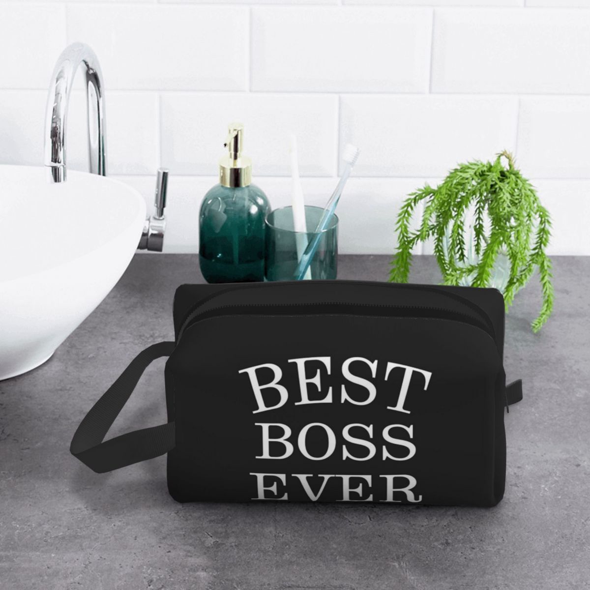 Lady Best Boss Ever Makeup Bag - Beauty Forever Makeup 评论和价格