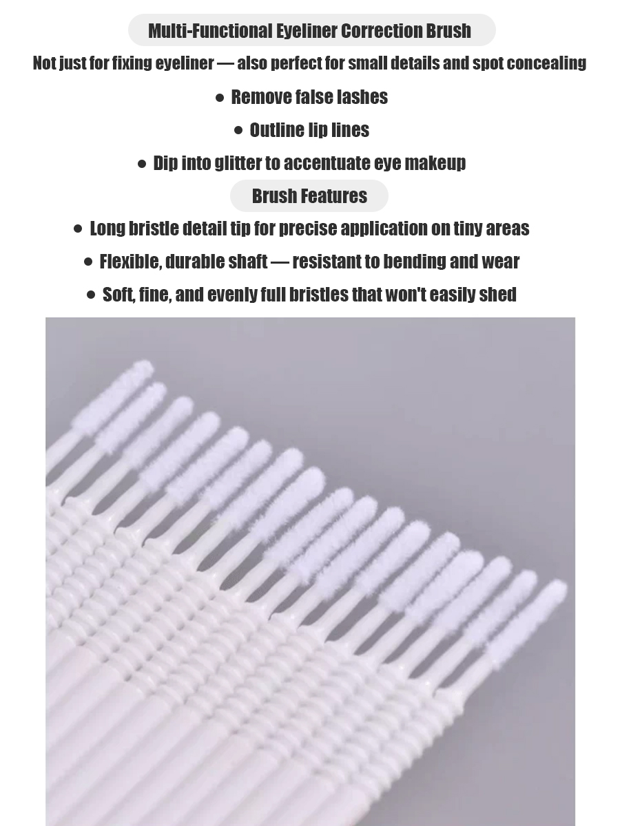 Disposable Long Cotton Swabs E - Beauty Makeup Salon 评论和价格