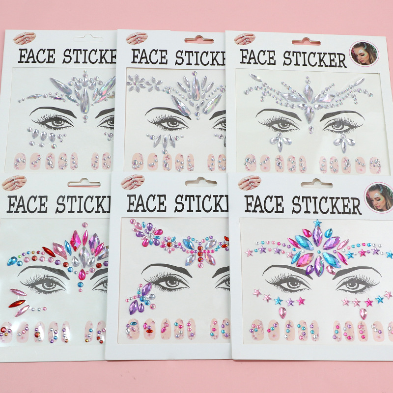 EDM Face Stickers, Nail Sticke - Beauty Makeup Quotes 评论和价格