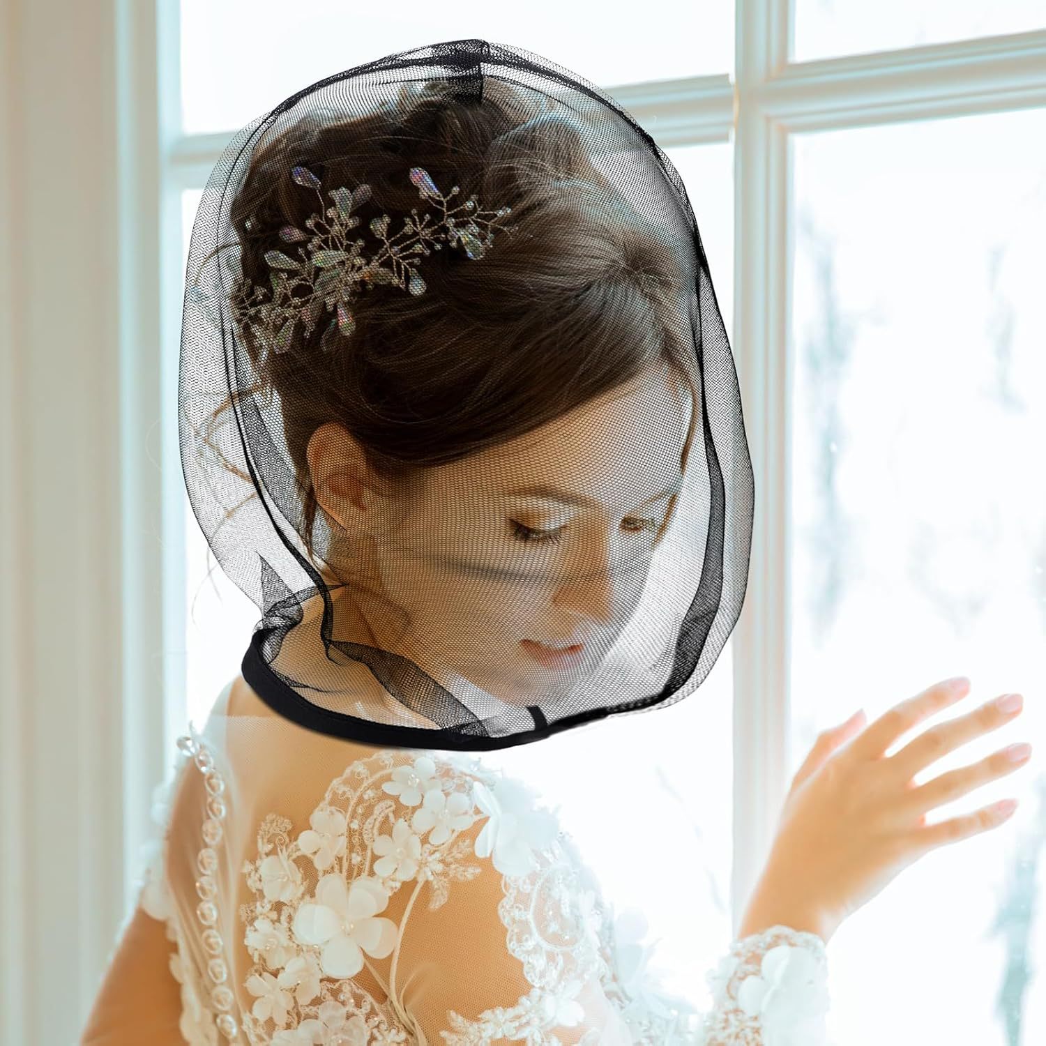 Reusable Bride to Be Nylon Chi - Beauty Halloween Makeup 评论和价格