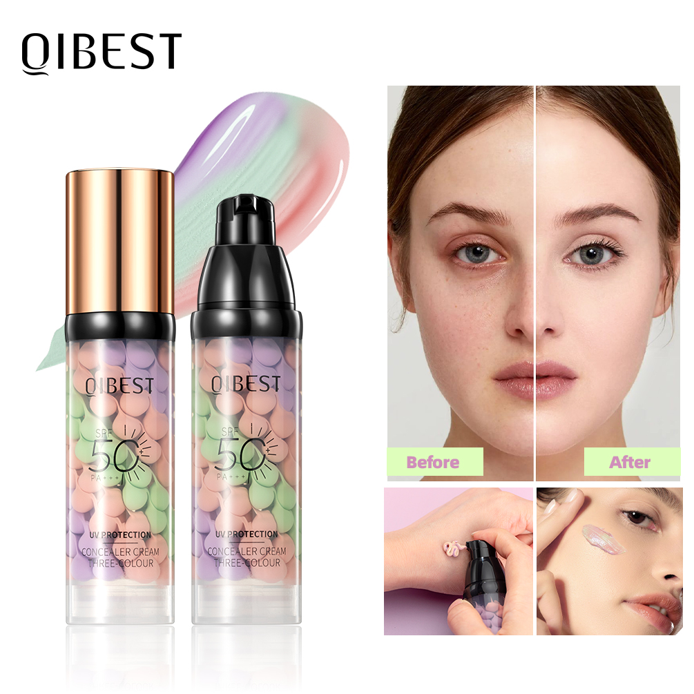 QIBEST Face Makeup Primer Tri- - Beauty Makeup Foundation 评论和价格