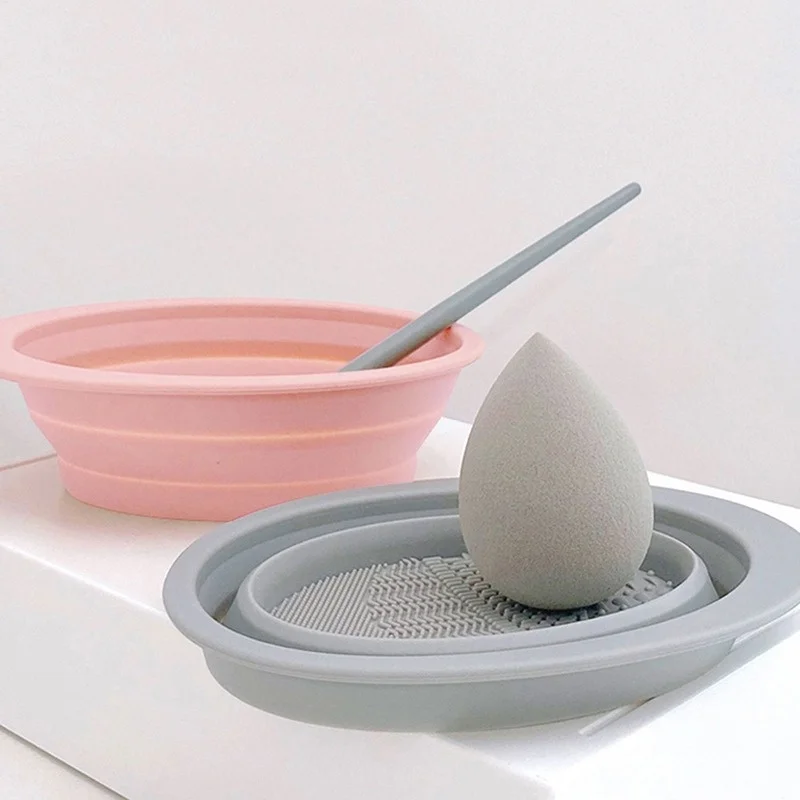 Foldable Silicone Makeup Brush - Beauty Makeup Foundation 评论和价格