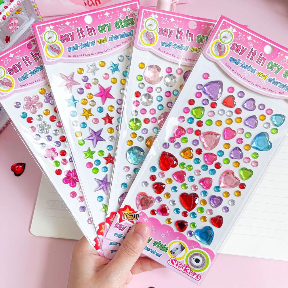 Self-Adhesive Face Rhinestones - Beauty Makeup Quotes 评论和价格