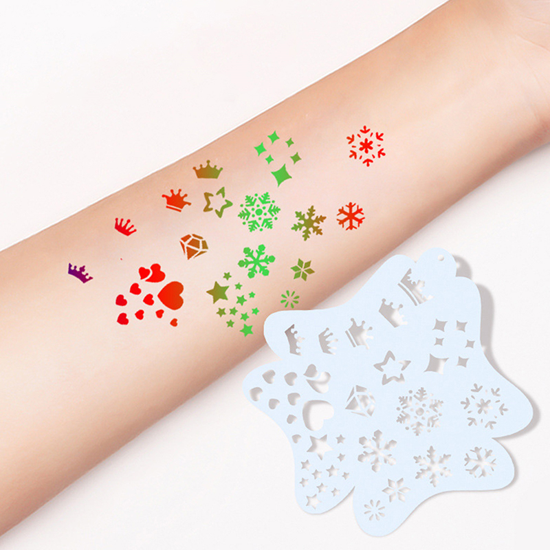 8Pcs Reusable Face Painting St - Beauty Makeup Pictures 评论和价格