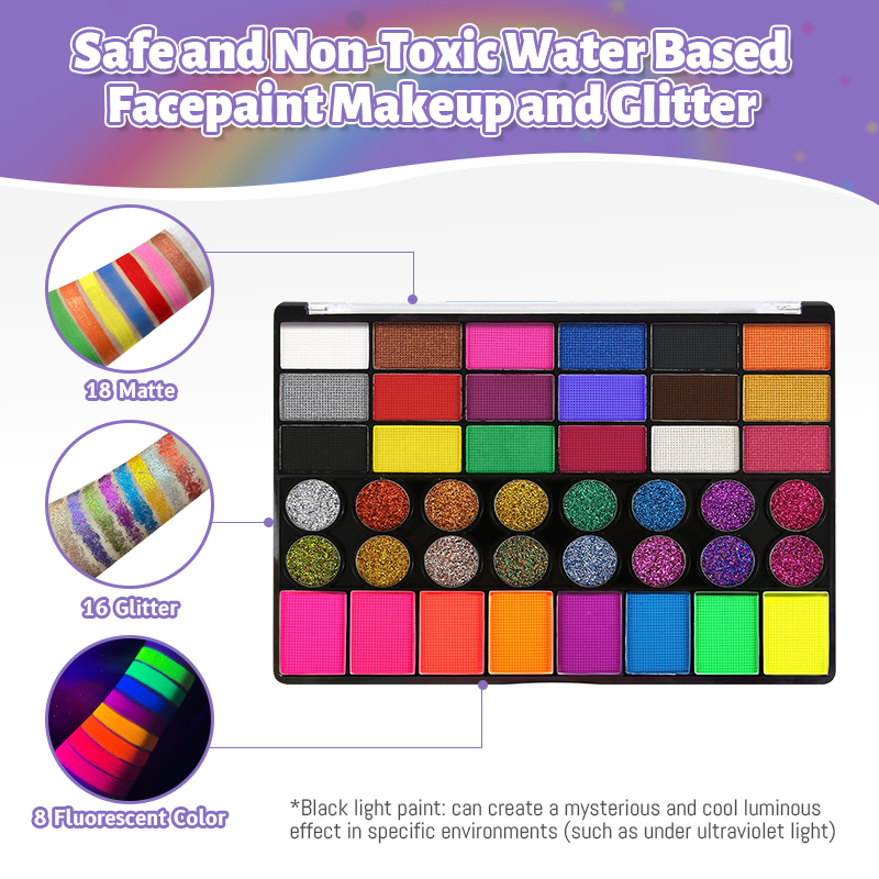 42 Colours Water Solubility Gl - Beauty Makeup Pictures 评论和价格