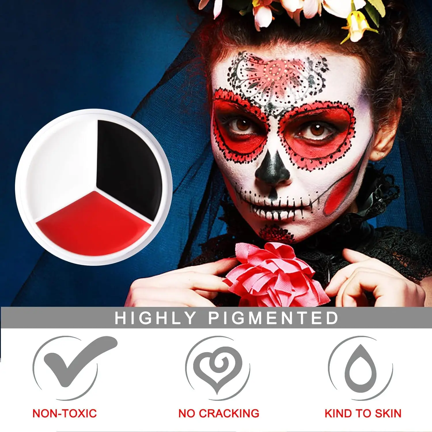Halloween Makeup Palette Face  - Beauty Makeup Pictures 评论和价格