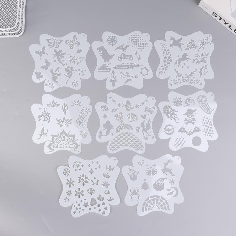 ▶8/20PCS Face Paint Stencils P - Beauty Makeup Pictures 评论和价格