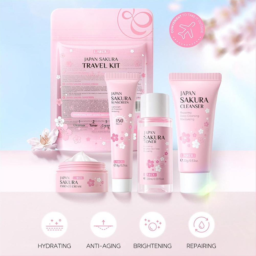 Sakura Skin Care Set facial Cl - Beauty And Makeup 评论和价格