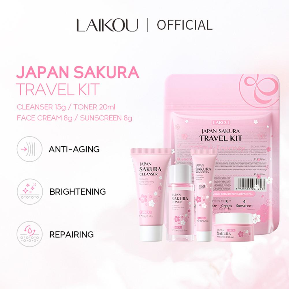 Sakura Skin Care Set facial Cl - Beauty And Makeup 评论和价格