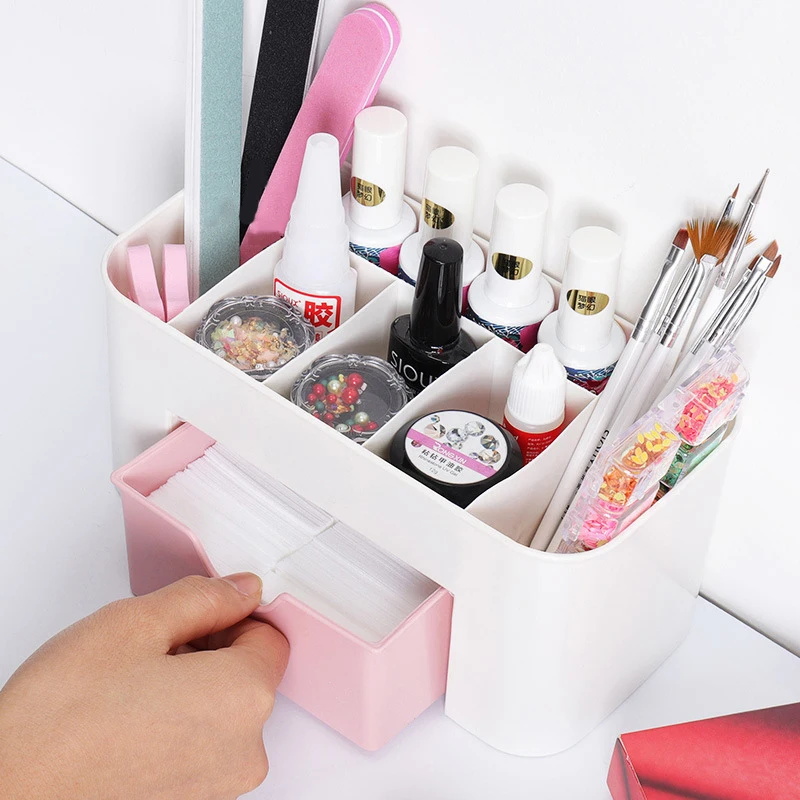 Nail Art Organizer Desktop Dra - Beauty Makeup Brands 评论和价格