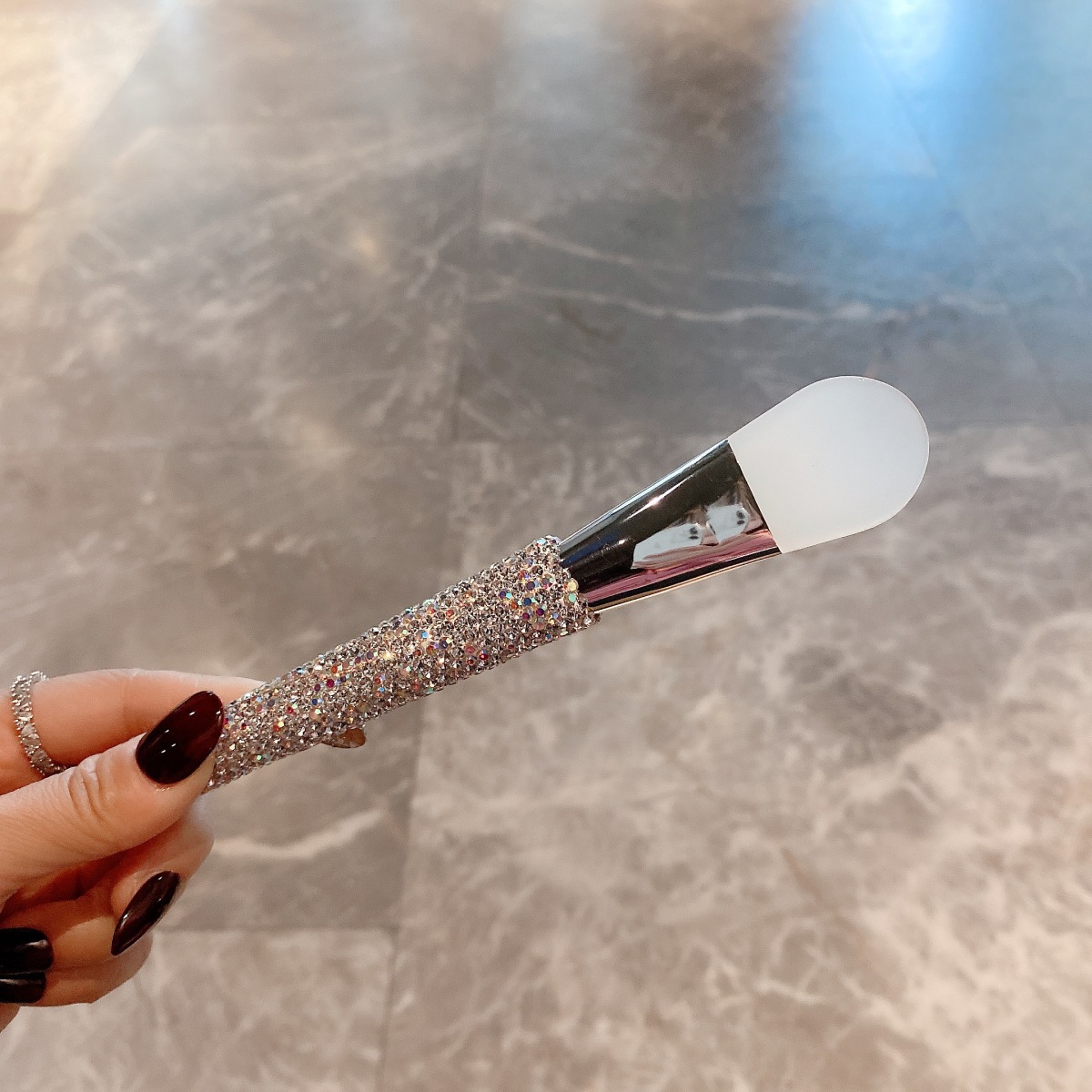 Face Mask Brush Flat Soft Hair - Beauty Forever Makeup 评论和价格