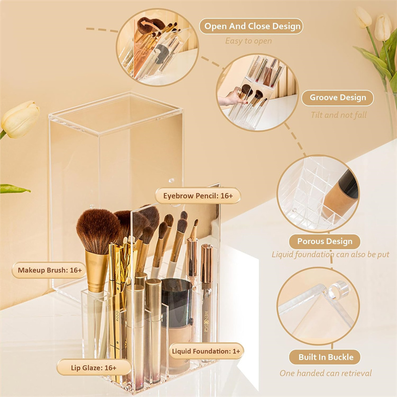 Makeup Brush Holder Organizer  - Beauty Makeup Organizer 评论和价格