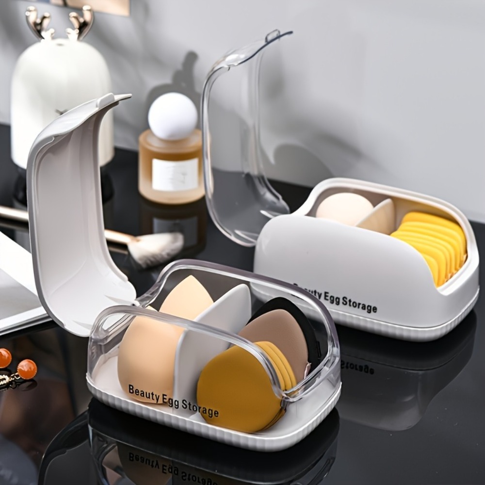 Dual Compartment Beauty Sponge - Beauty Makeup Organizer 评论和价格