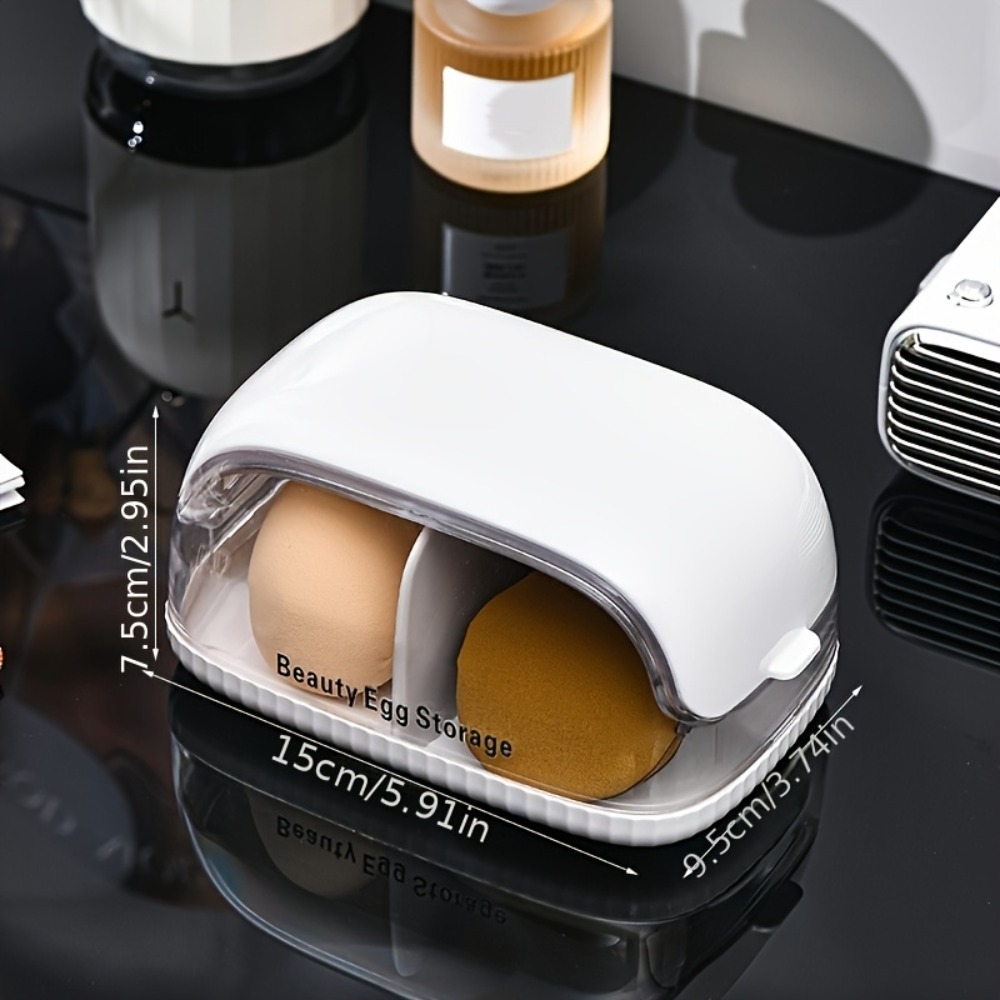 Dual Compartment Beauty Sponge - Beauty Makeup Organizer 评论和价格