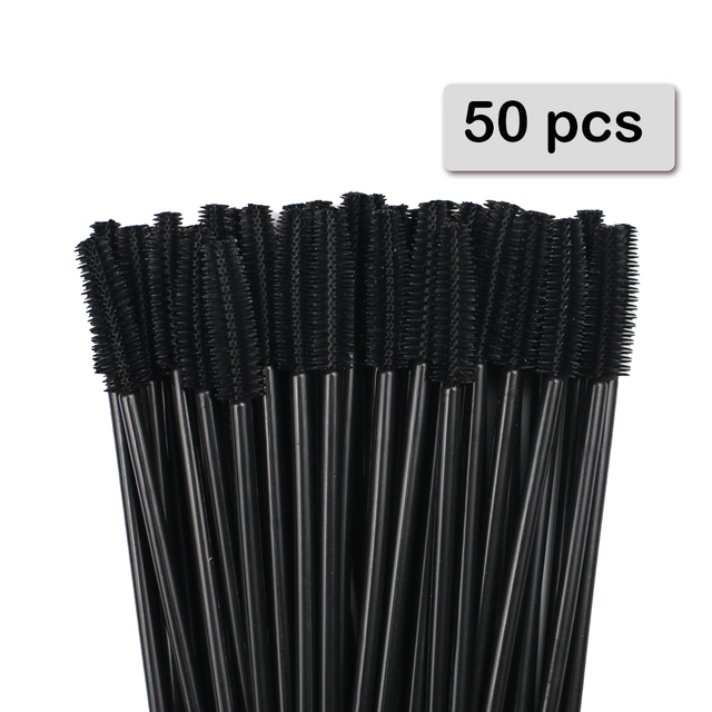 50pcs Silicone Mascara Wands A - Beauty Makeup Women 评论和价格