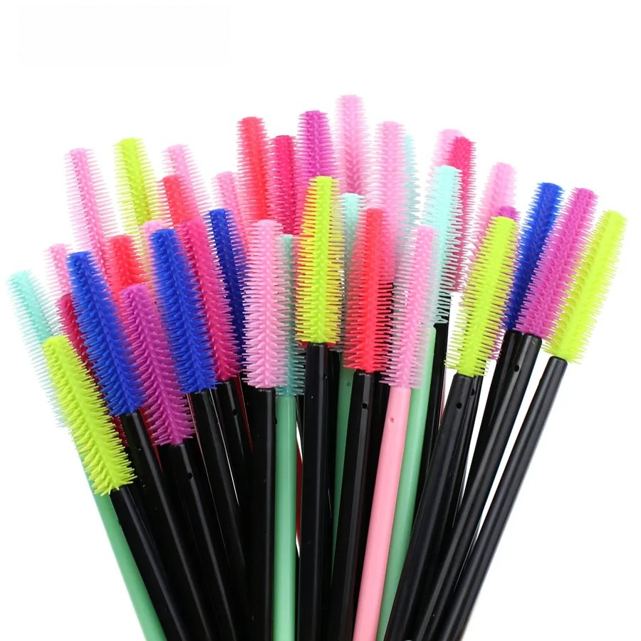 50pcs Silicone Mascara Wands A - Beauty Makeup Women 评论和价格